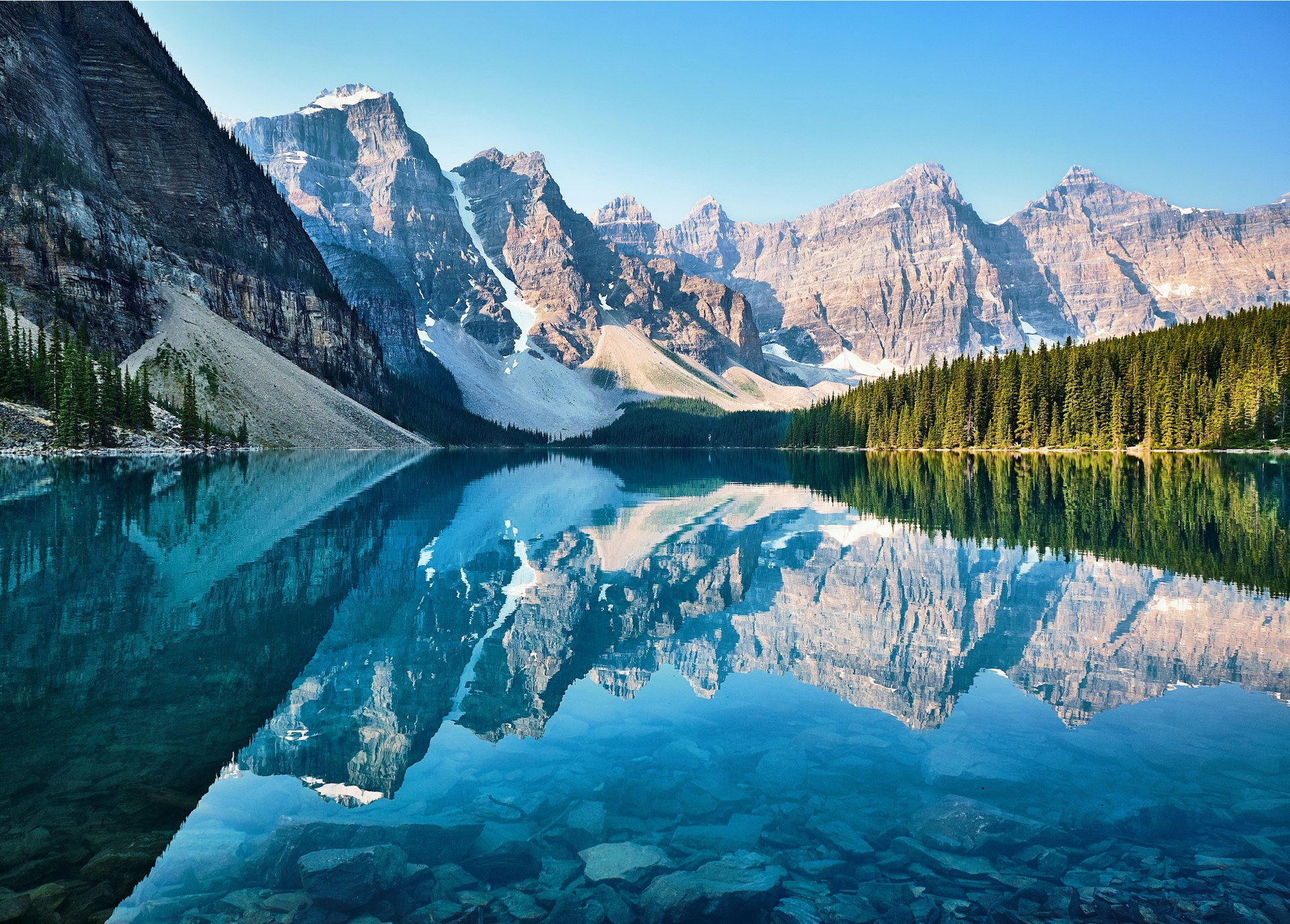 Paysage canadien — symbole du projet d'immigration au Canada