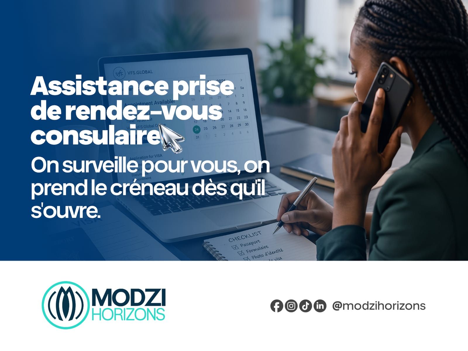 Préparation et signature des documents avant prise de rendez-vous consulaire