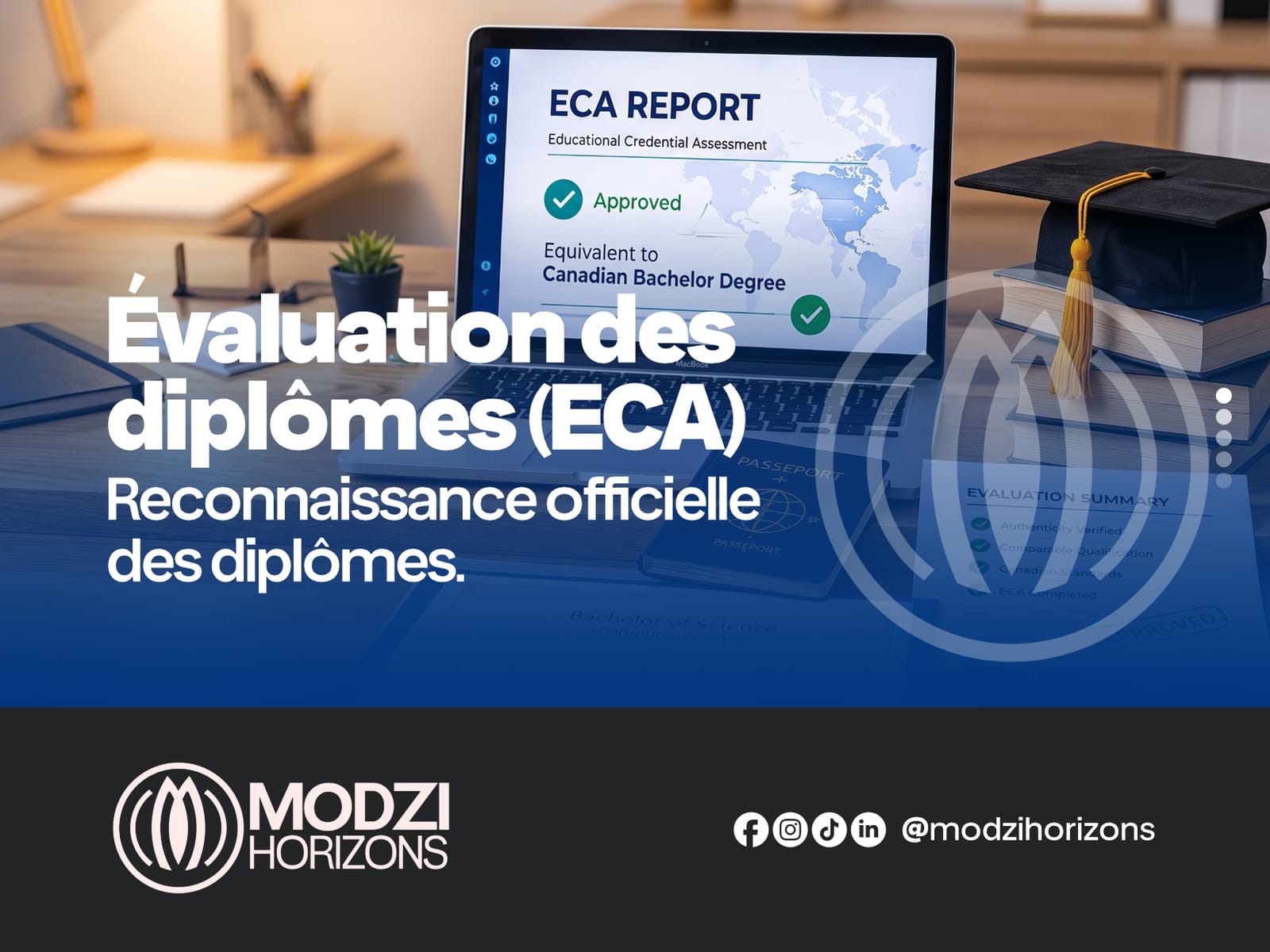 Diplômes et certificats prêts pour évaluation officielle (ECA)